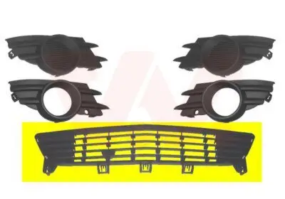 Lüftungsgitter, Stoßfänger vorne VAN WEZEL 3782590 Bild Lüftungsgitter, Stoßfänger vorne VAN WEZEL 3782590