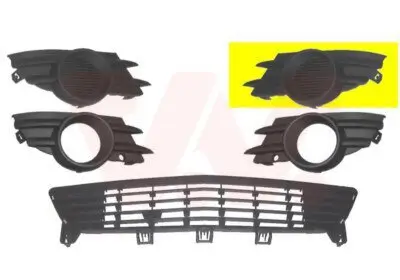 Lüftungsgitter, Stoßfänger vorne links VAN WEZEL 3782591 Bild Lüftungsgitter, Stoßfänger vorne links VAN WEZEL 3782591