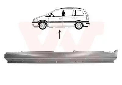 Einstiegsblech links VAN WEZEL 3792103 Bild Einstiegsblech links VAN WEZEL 3792103