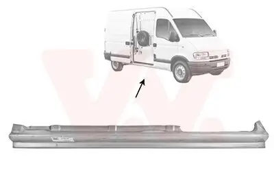 Einstiegsblech rechts seitlicher Einbau VAN WEZEL 3794110 Bild Einstiegsblech rechts seitlicher Einbau VAN WEZEL 3794110