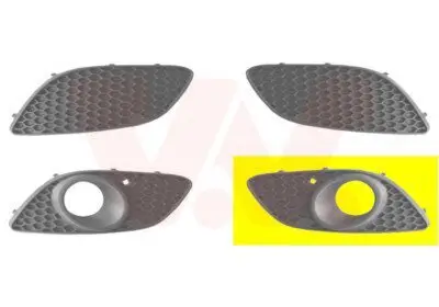 Lüftungsgitter, Stoßfänger vorne links VAN WEZEL 3796593