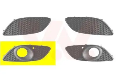Lüftungsgitter, Stoßfänger vorne rechts VAN WEZEL 3796594