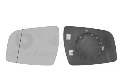 Spiegelglas, Außenspiegel links VAN WEZEL 3796837 Bild Spiegelglas, Außenspiegel links VAN WEZEL 3796837