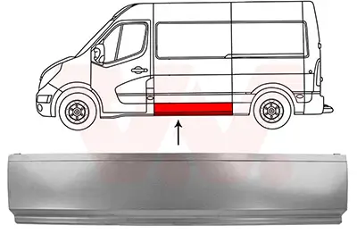Seitenwand links VAN WEZEL 3799109 Bild Seitenwand links VAN WEZEL 3799109