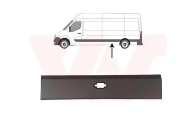 Zier-/Schutzleiste, Seitenwand links hinten seitlicher Einbau VAN WEZEL 3799403 Bild Zier-/Schutzleiste, Seitenwand links hinten seitlicher Einbau VAN WEZEL 3799403