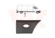 Zier-/Schutzleiste, Seitenwand hinten rechts hinter der Achse seitlicher Einbau VAN WEZEL 3799408