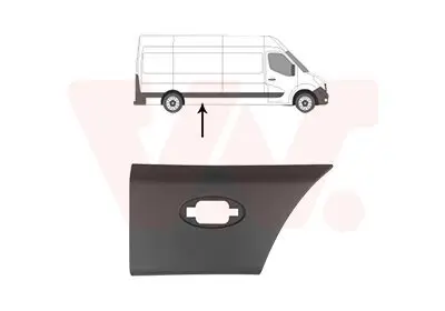 Zier-/Schutzleiste, Seitenwand hinten rechts hinter der Achse seitlicher Einbau VAN WEZEL 3799408 Bild Zier-/Schutzleiste, Seitenwand hinten rechts hinter der Achse seitlicher Einbau VAN WEZEL 3799408