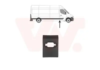Zier-/Schutzleiste, Seitenwand rechts seitlicher Einbau B-Säule VAN WEZEL 3799416 Bild Zier-/Schutzleiste, Seitenwand rechts seitlicher Einbau B-Säule VAN WEZEL 3799416