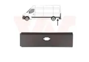 Zier-/Schutzleiste, Seitenwand hinten links hinter der Achse seitlicher Einbau VAN WEZEL 3799427