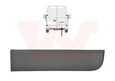 Zier-/Schutzleiste, Tür hinten rechts VAN WEZEL 3799432 Bild Zier-/Schutzleiste, Tür hinten rechts VAN WEZEL 3799432