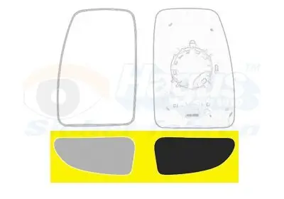 Spiegelglas, Außenspiegel links VAN WEZEL 3799833 Bild Spiegelglas, Außenspiegel links VAN WEZEL 3799833
