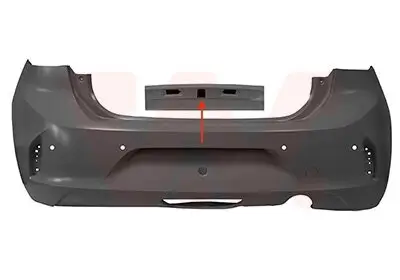 Stoßfänger hinten VAN WEZEL 3805542 Bild Stoßfänger hinten VAN WEZEL 3805542