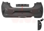 Stoßfänger hinten VAN WEZEL 3805543