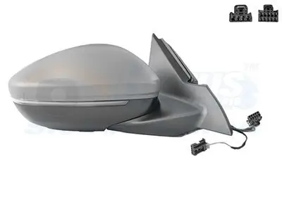 Außenspiegel rechts VAN WEZEL 3807808