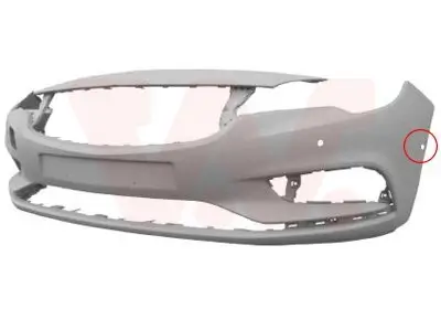 Stoßfänger vorne VAN WEZEL 3810577