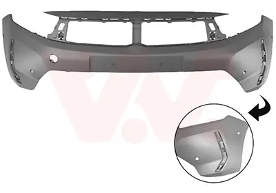 Stoßfänger vorne VAN WEZEL 3818575 Bild Stoßfänger vorne VAN WEZEL 3818575