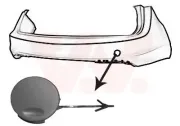 Klappe, Abschlepphaken VAN WEZEL 3850558