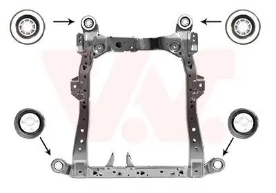 Hilfsrahmen/Aggregateträger VAN WEZEL 3850690