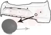 Klappe, Abschlepphaken hinten VAN WEZEL 3852557