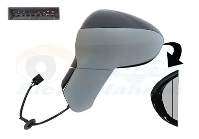 Außenspiegel links VAN WEZEL 3872805 Bild Außenspiegel links VAN WEZEL 3872805