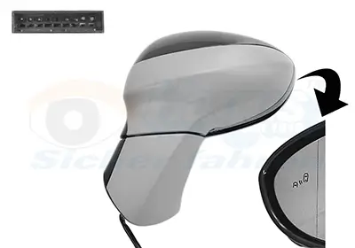 Außenspiegel links VAN WEZEL 3872827