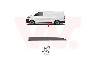 Zier-/Schutzleiste, Tür links VAN WEZEL 3892405