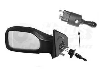 Außenspiegel links VAN WEZEL 4009813