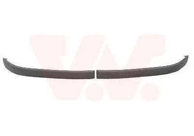 Zier-/Schutzleistensatz, Stoßfänger vorne VAN WEZEL 4018580 Bild Zier-/Schutzleistensatz, Stoßfänger vorne VAN WEZEL 4018580