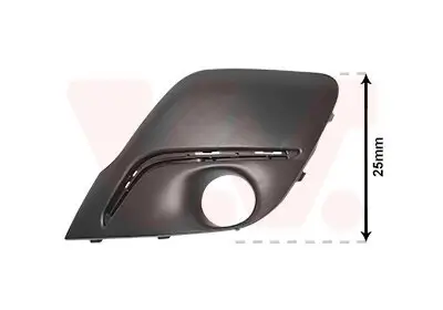 Lüftungsgitter, Stoßfänger vorne links VAN WEZEL 4021591
