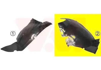 Verkleidung, Radhaus vorne links VAN WEZEL 4028435 Bild Verkleidung, Radhaus vorne links VAN WEZEL 4028435