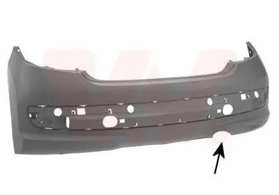 Stoßfänger hinten VAN WEZEL 4029545 Bild Stoßfänger hinten VAN WEZEL 4029545