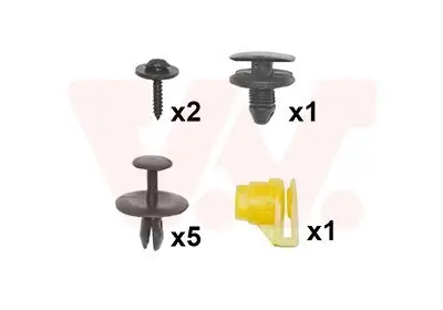 Montagesatz, Kotflügel vorne links vorne rechts VAN WEZEL 4032796 Bild Montagesatz, Kotflügel vorne links vorne rechts VAN WEZEL 4032796
