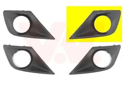 Lüftungsgitter, Stoßfänger vorne links VAN WEZEL 4033593