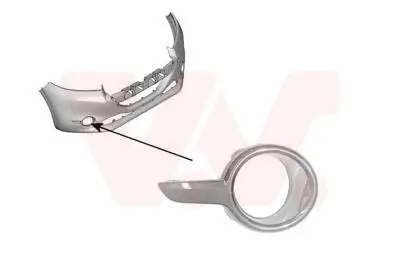 Lüftungsgitter, Stoßfänger vorne rechts VAN WEZEL 4034598 Bild Lüftungsgitter, Stoßfänger vorne rechts VAN WEZEL 4034598