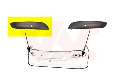 Zier-/Schutzleiste, Stoßfänger hinten links VAN WEZEL 4042553 Bild Zier-/Schutzleiste, Stoßfänger hinten links VAN WEZEL 4042553