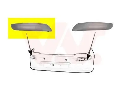 Zier-/Schutzleiste, Stoßfänger hinten links VAN WEZEL 4042555 Bild Zier-/Schutzleiste, Stoßfänger hinten links VAN WEZEL 4042555