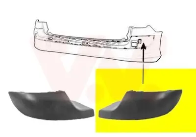 Zier-/Schutzleiste, Stoßfänger hinten rechts VAN WEZEL 4042558 Bild Zier-/Schutzleiste, Stoßfänger hinten rechts VAN WEZEL 4042558