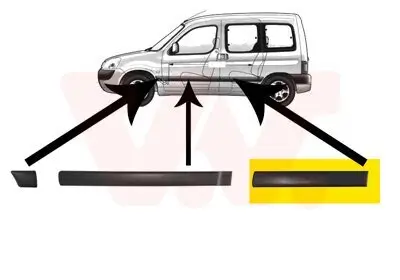 Zier-/Schutzleiste, Tür VAN WEZEL 4051425 Bild Zier-/Schutzleiste, Tür VAN WEZEL 4051425