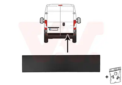 Zier-/Schutzleiste, Tür hinten rechts VAN WEZEL 4064432 Bild Zier-/Schutzleiste, Tür hinten rechts VAN WEZEL 4064432