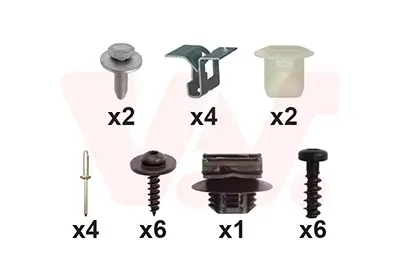 Montagesatz, Stoßfänger vorne VAN WEZEL 4075794