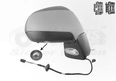 Außenspiegel rechts VAN WEZEL 4076818