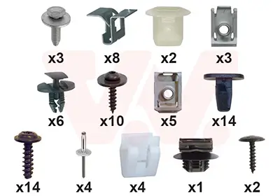 Montagesatz, Stoßfänger vorne VAN WEZEL 4085794