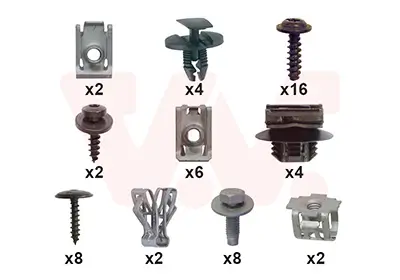 Montagesatz, Stoßfänger vorne VAN WEZEL 4089794