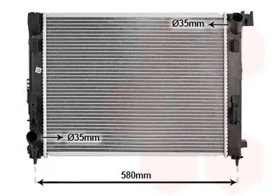 Kühler, Motorkühlung VAN WEZEL 43012712 Bild Kühler, Motorkühlung VAN WEZEL 43012712