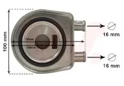 Ölkühler, Motoröl VAN WEZEL 43013705