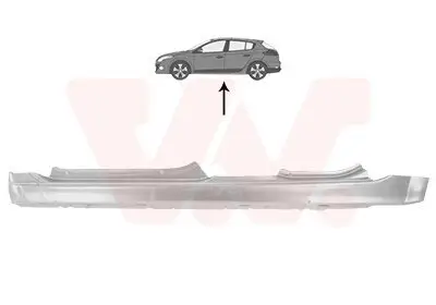 Einstiegsblech links VAN WEZEL 4327103