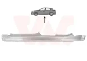 Einstiegsblech links VAN WEZEL 4327103