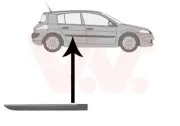 Zier-/Schutzleiste, Tür hinten rechts VAN WEZEL 4327426