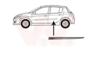 Zier-/Schutzleiste, Tür hinten links VAN WEZEL 4331425