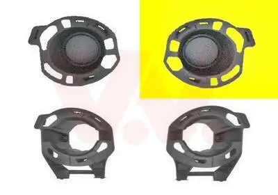 Lüftungsgitter, Stoßfänger vorne links VAN WEZEL 4333593 Bild Lüftungsgitter, Stoßfänger vorne links VAN WEZEL 4333593